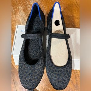 Rothy’s NWB Chocolate Spot The Square Mary Jane - size 8.5